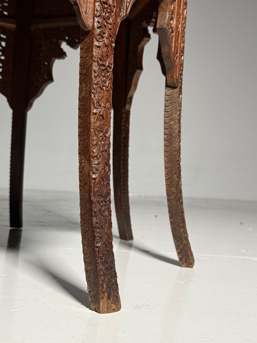 Table d'appoint indienne, vers 1900-photo-4