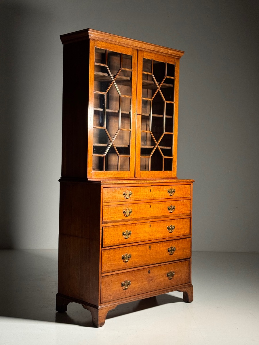 Bibliothèque de bureau anglaise, vers 1800