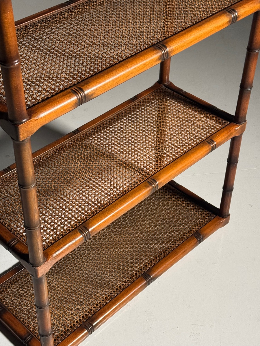 Faux Bamboo Shelf, Circa 1980-photo-2