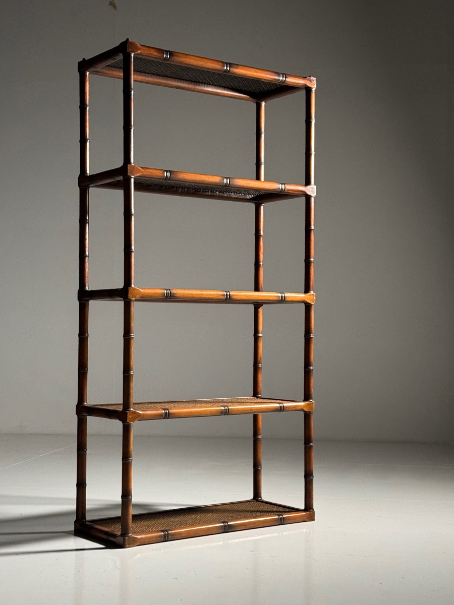 Faux Bamboo Shelf, Circa 1980