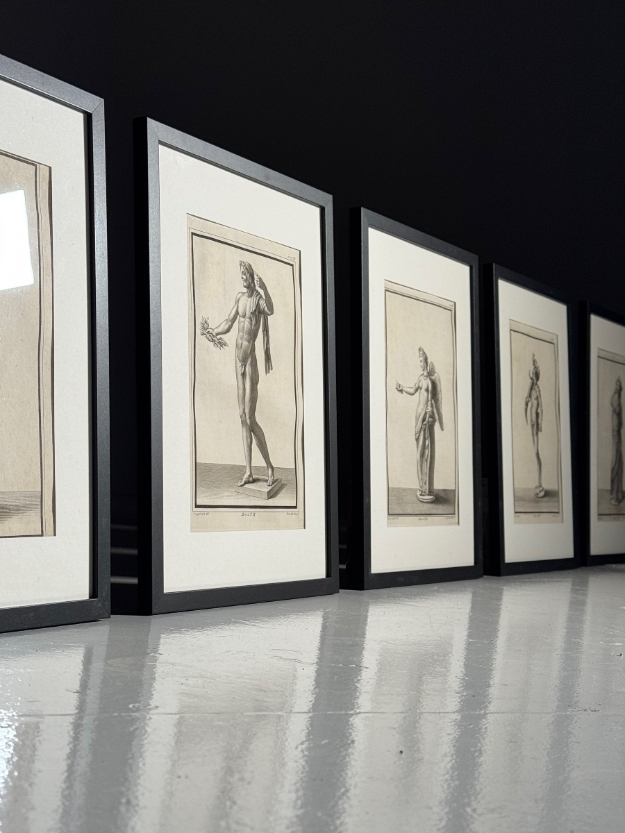 Set Of 6 19th-century Engravings-photo-2