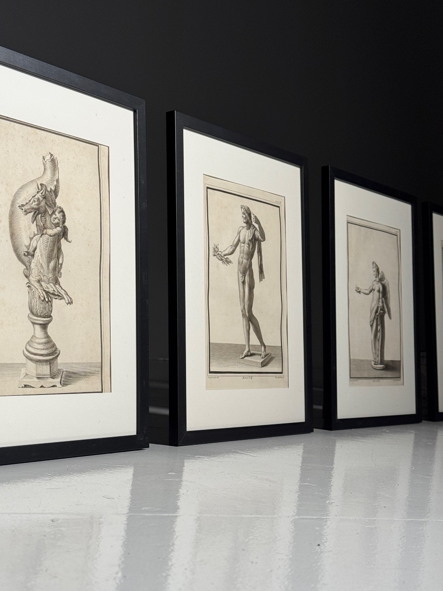 Set Of 6 19th-century Engravings-photo-3