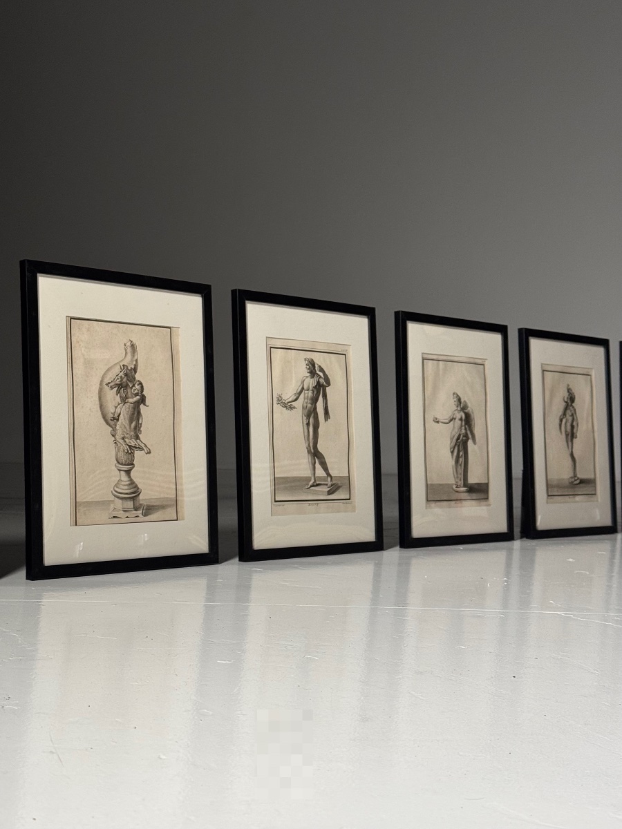 Set Of 6 19th-century Engravings-photo-2