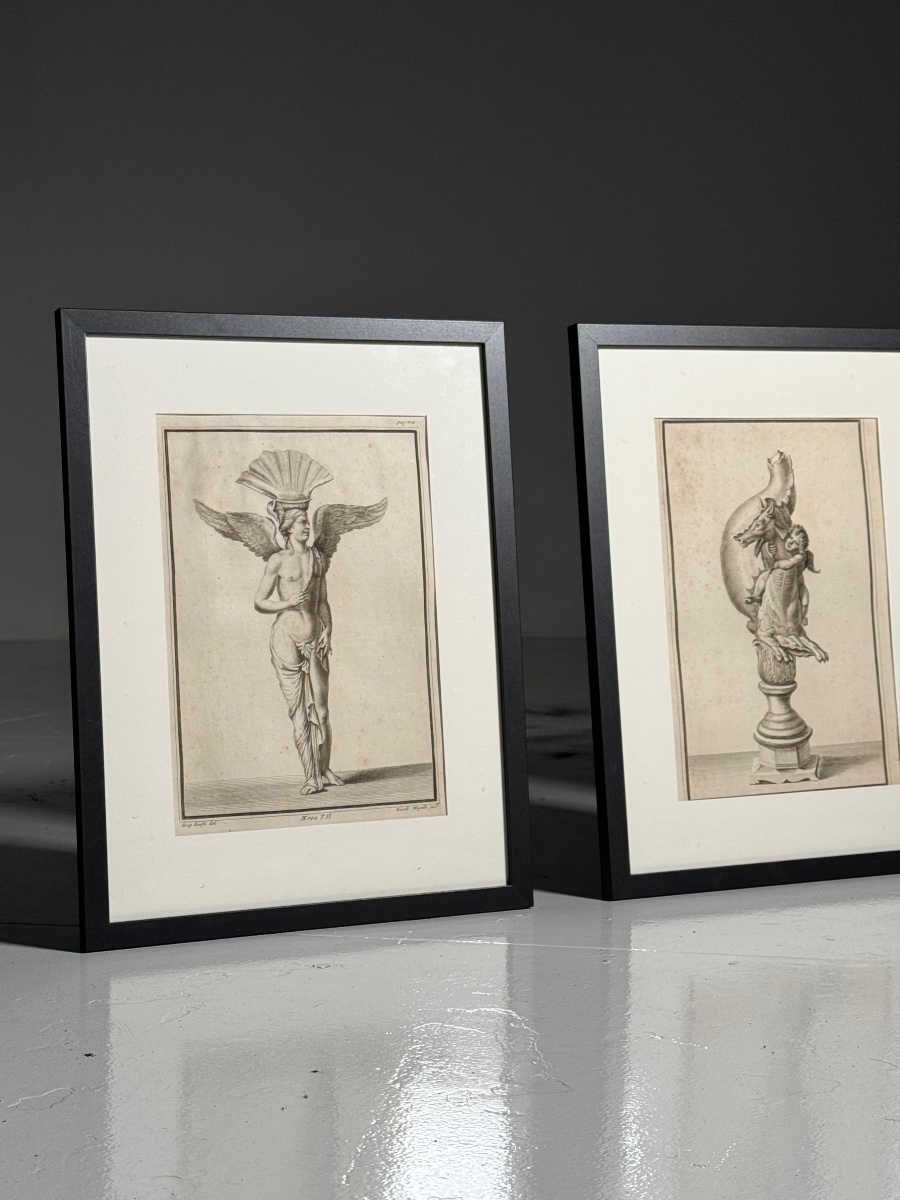 Set Of 6 19th-century Engravings-photo-3