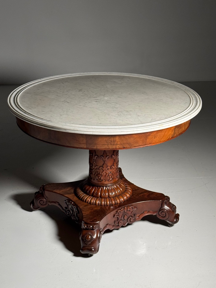 19th-century Center Table 