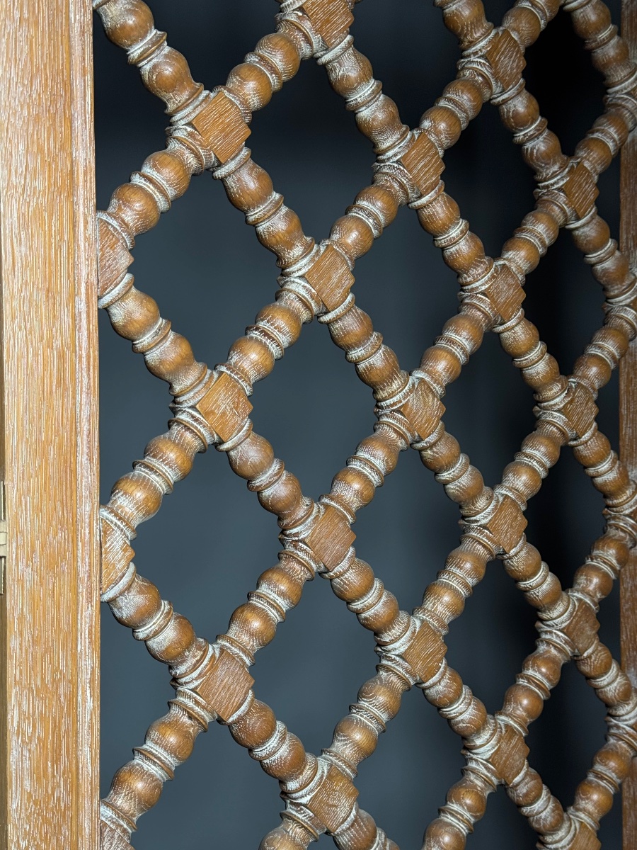 Oak Folding Screen, 246 Cm-photo-3
