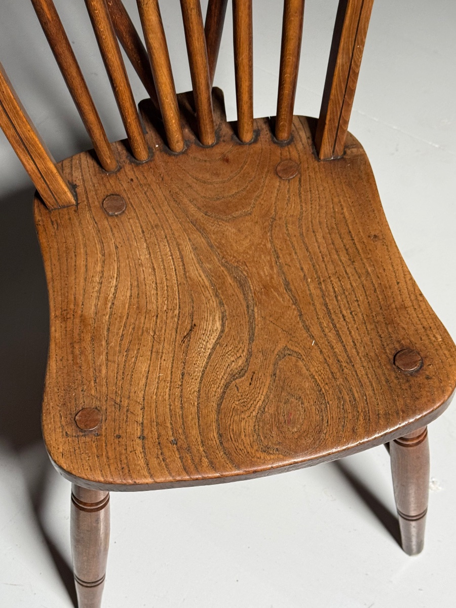 Lot de 6 chaises Windsor anglaises -photo-3