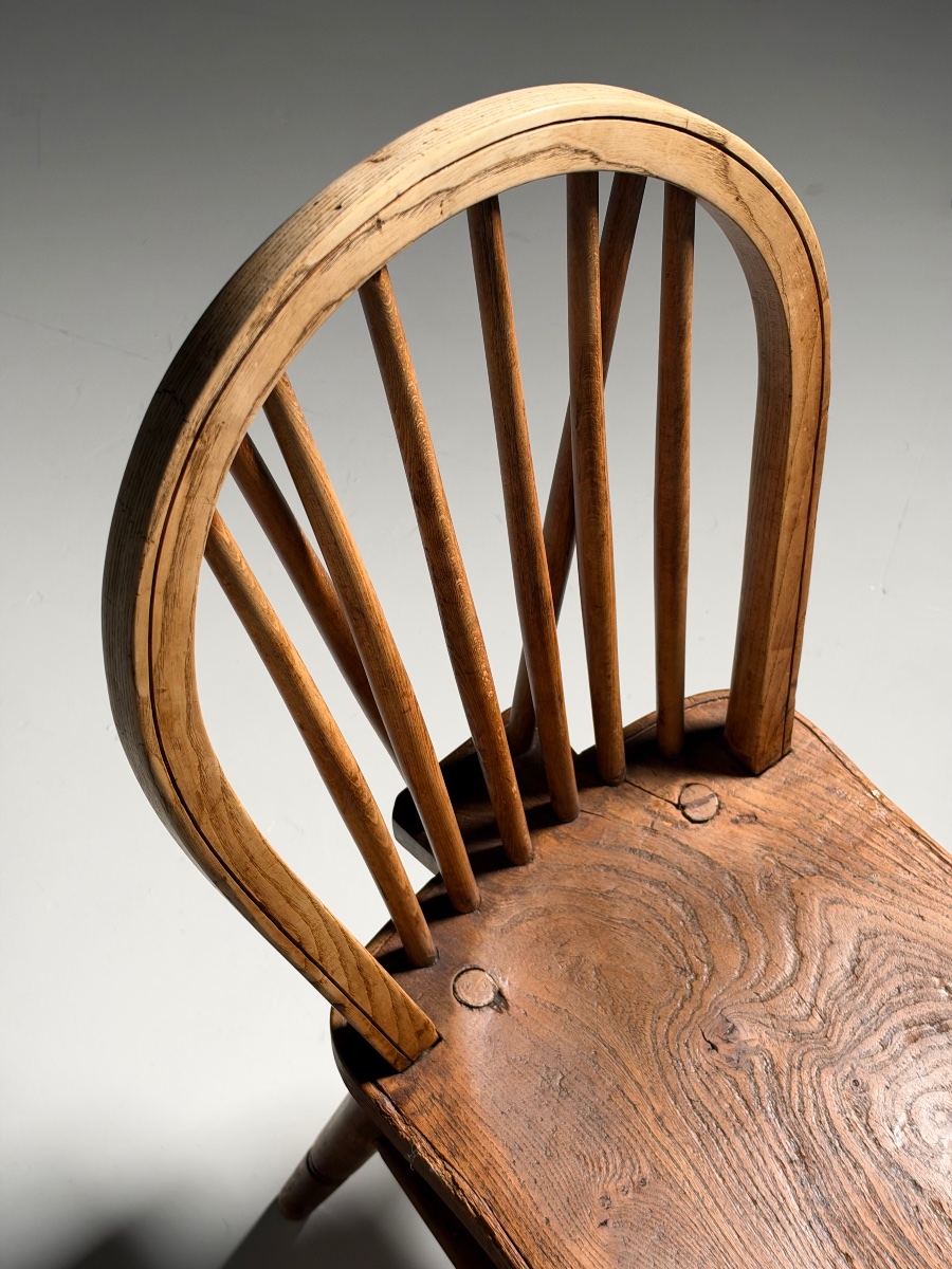 Set Of 6 English Windsor Chairs, Circa 1900-photo-1