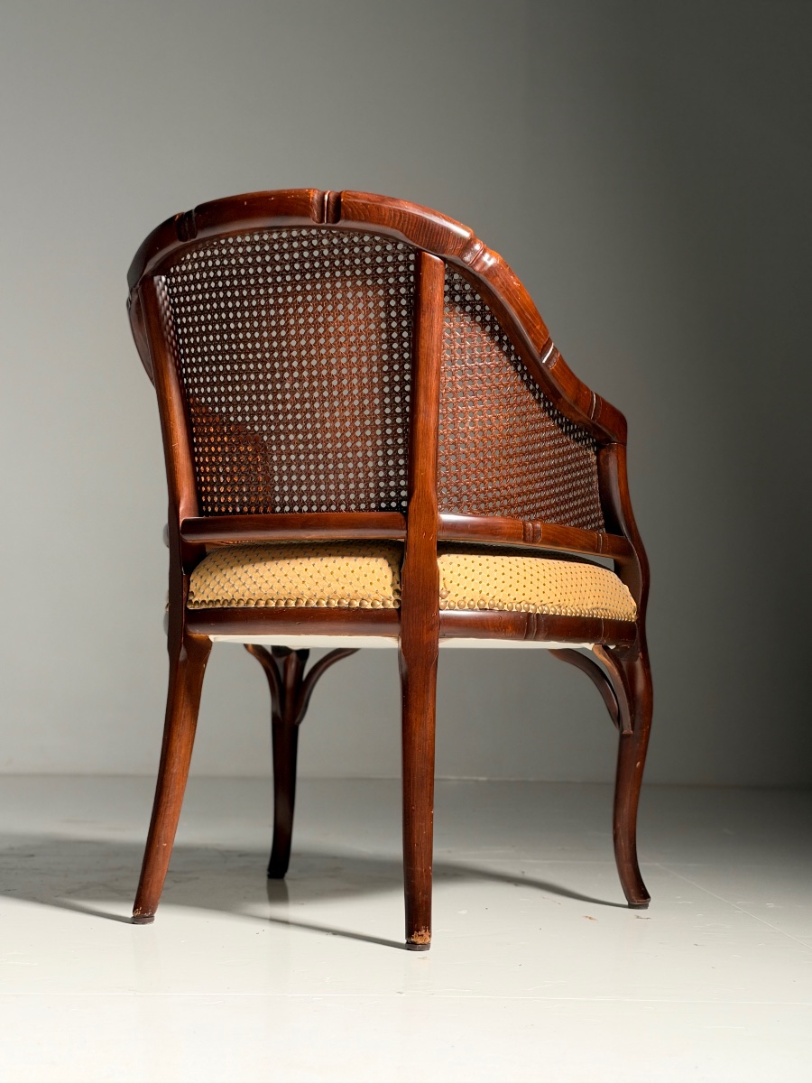 Set Of 2 Faux Bamboo Armchairs-photo-6