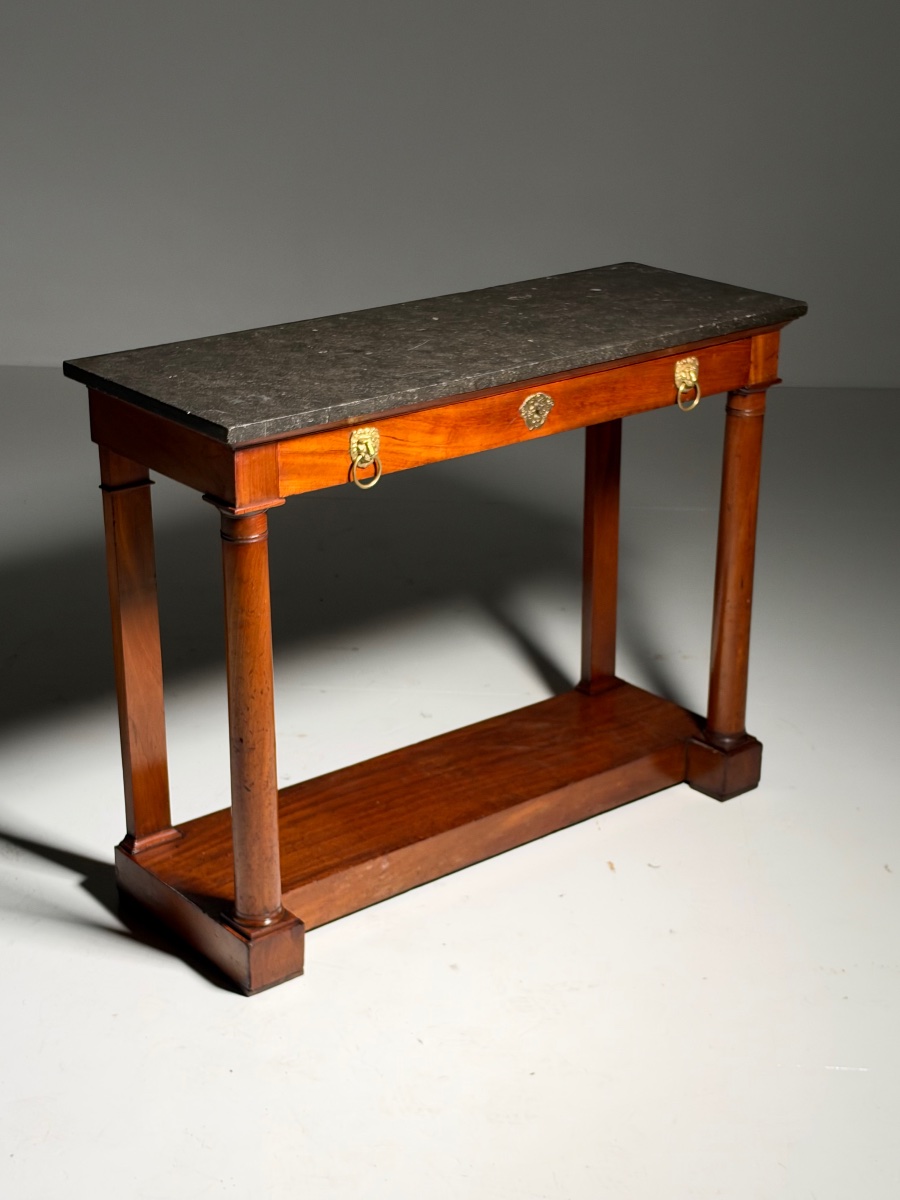19th-century Empire-style Mahogany Trumeau, 19th Century