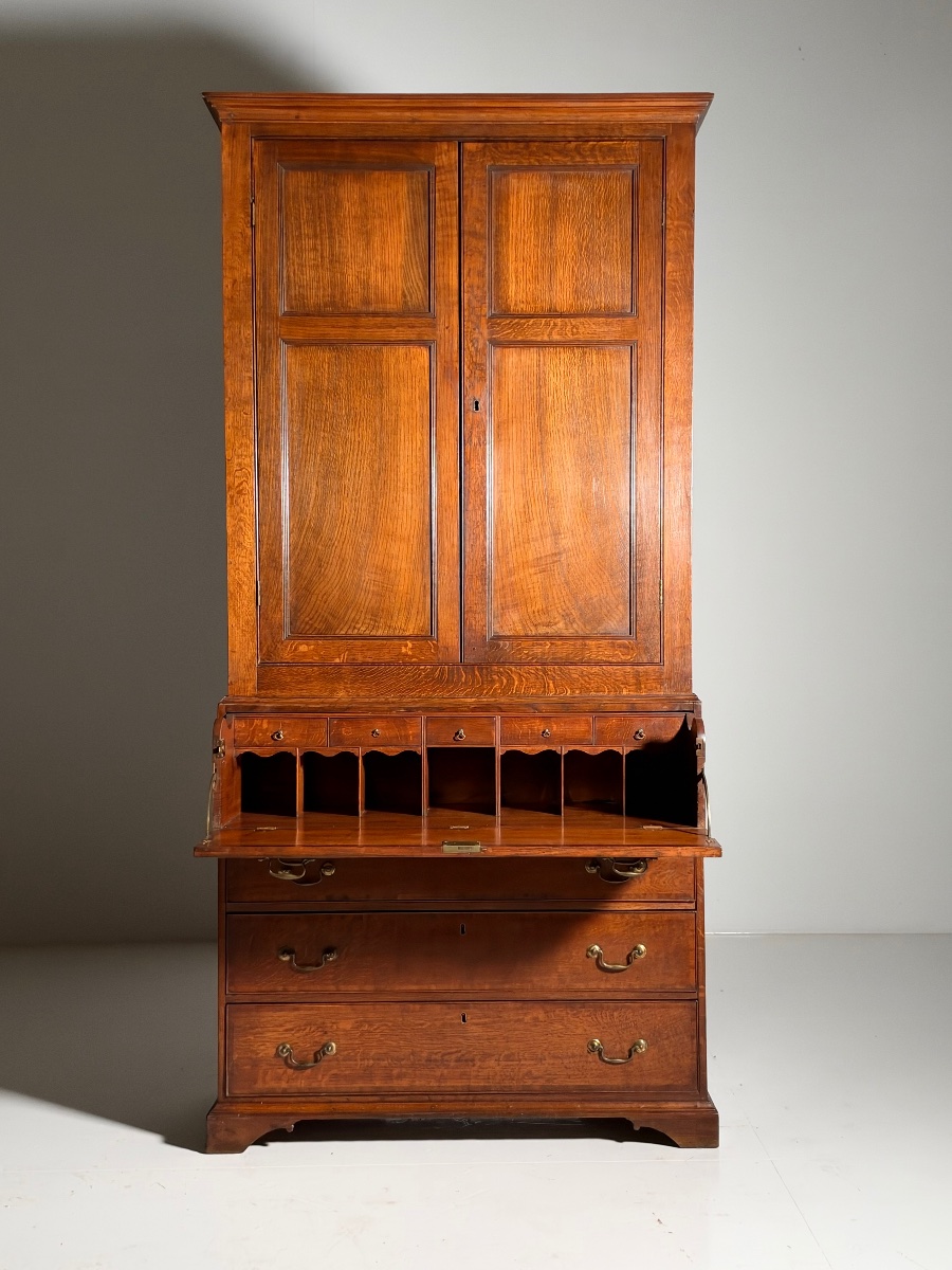 19th-century English Office Cabinet-photo-6