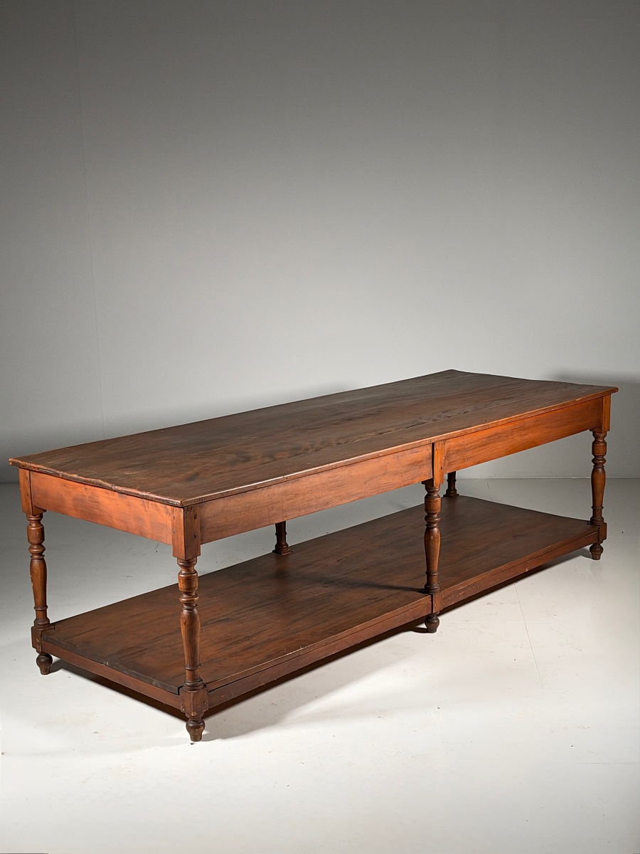 Belgian Shop Table, Circa 1920