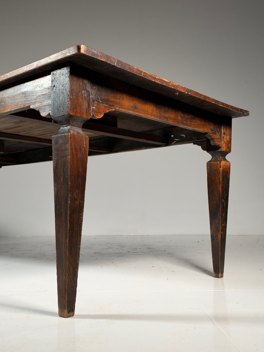 Rustic Dining Table, Mid-20th Century-photo-4