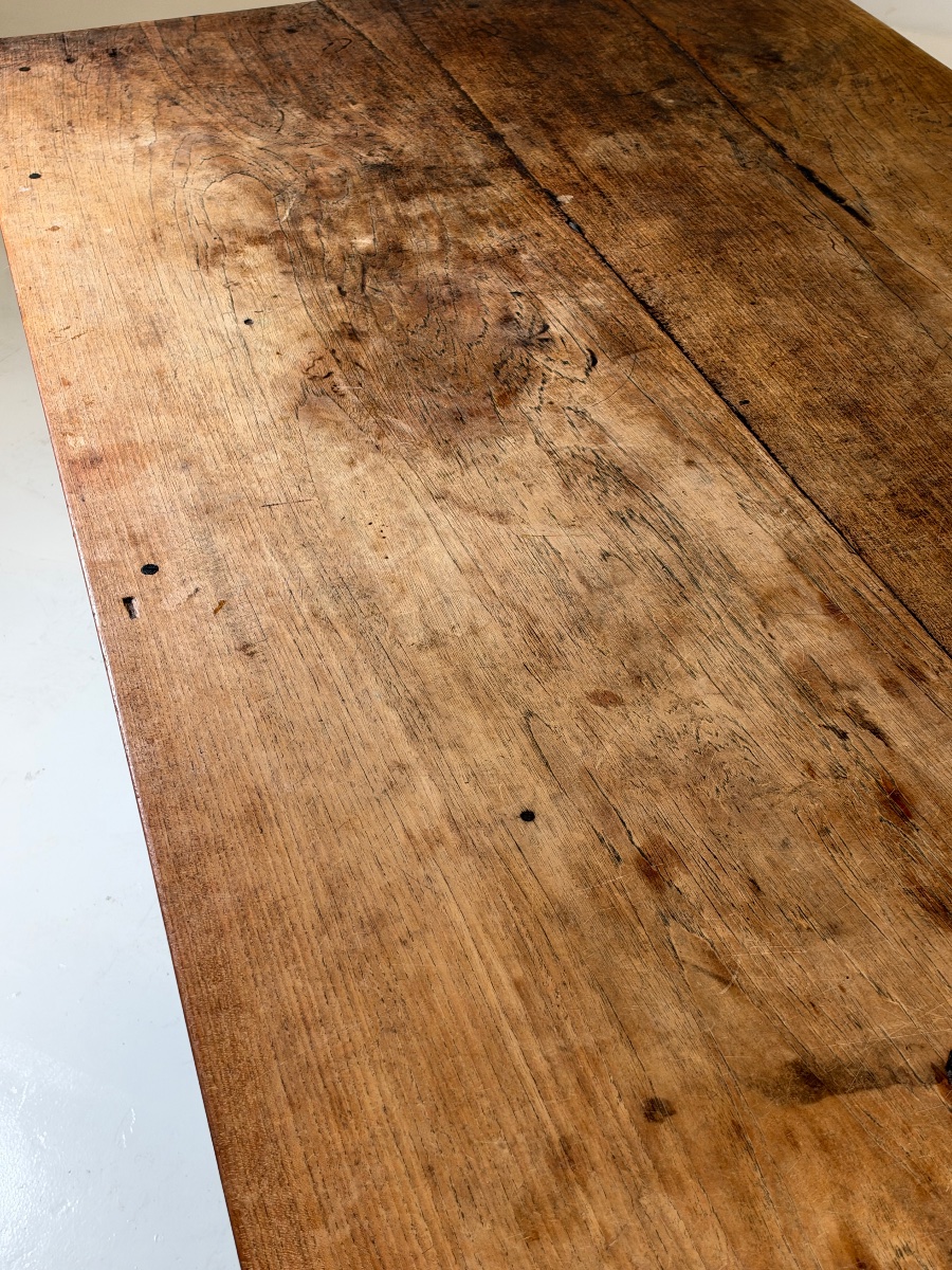 Rustic Dining Table, Mid-20th Century-photo-2