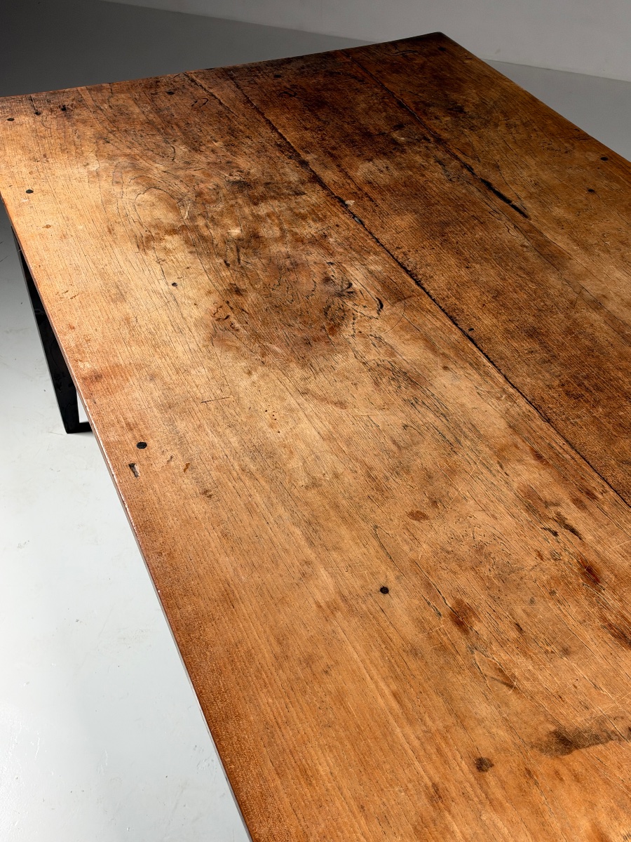 Rustic Dining Table, Mid-20th Century-photo-5