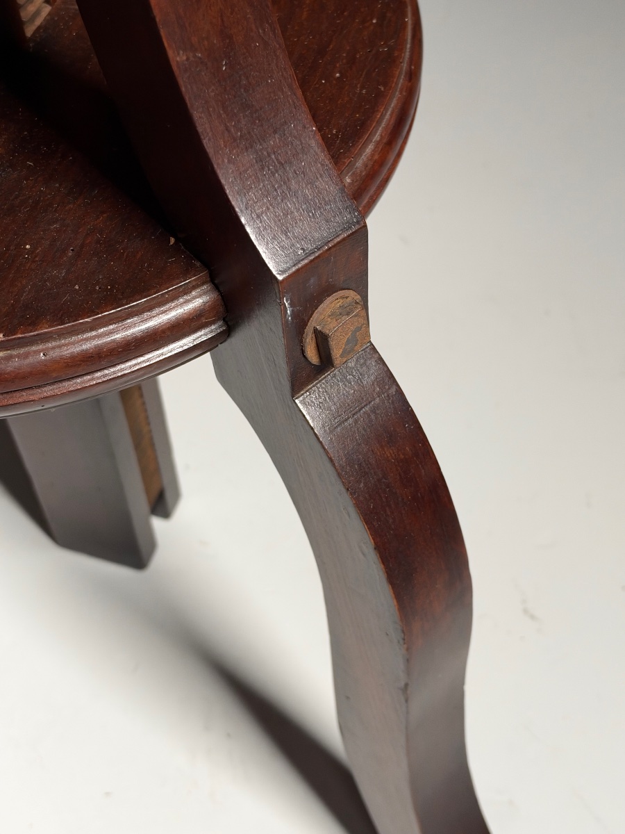 Mahogany Wood Sculpture Base-photo-4