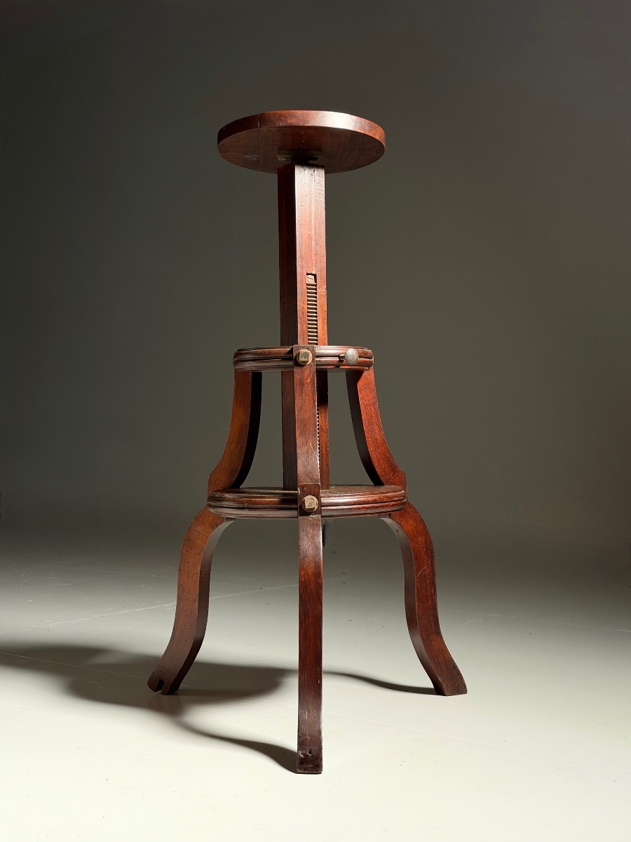 Mahogany Wood Sculpture Base-photo-6
