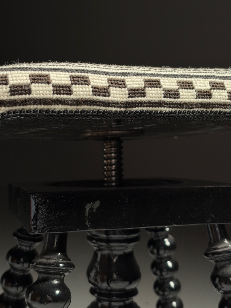 Tabouret de piano Bobbin-photo-1