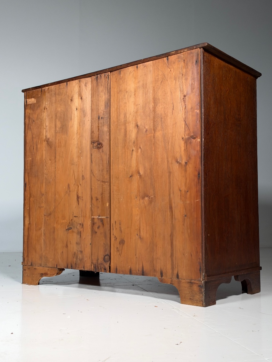 Commode anglaise en chêne, XIXe siècle-photo-4