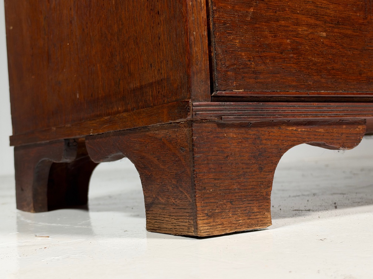 Commode anglaise en chêne, XIXe siècle-photo-6