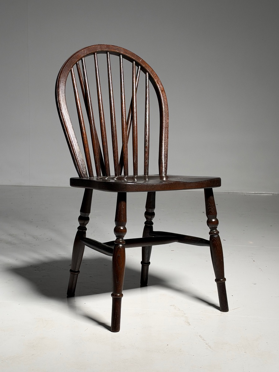 Set Of 6 English Windsor Chairs-photo-3