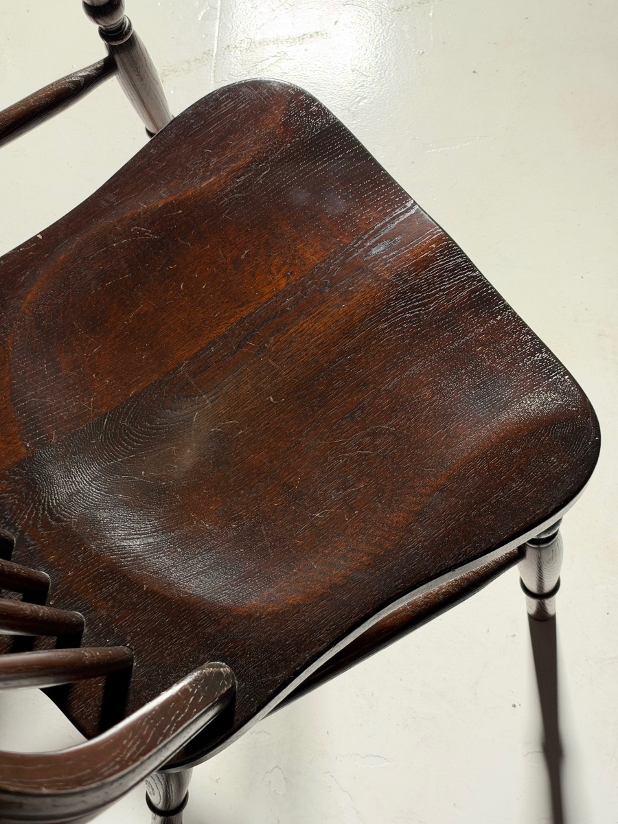 Set Of 6 English Windsor Chairs-photo-2