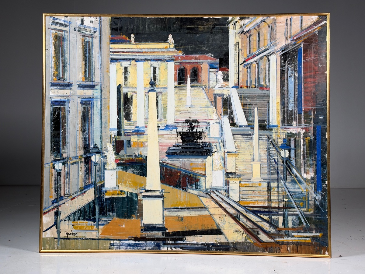 Abstract Architectural Painting, 1989-photo-2