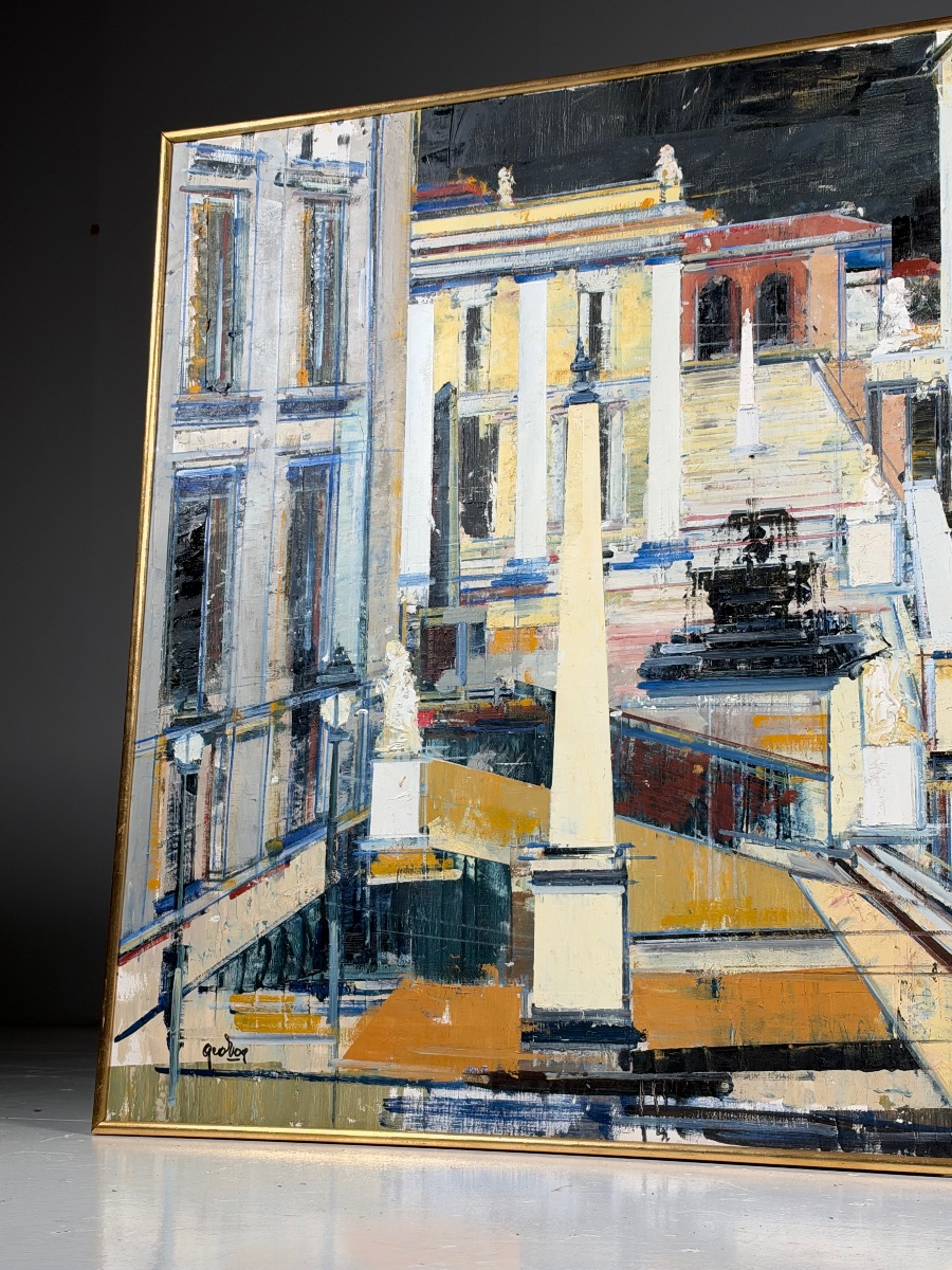 Abstract Architectural Painting, 1989-photo-2