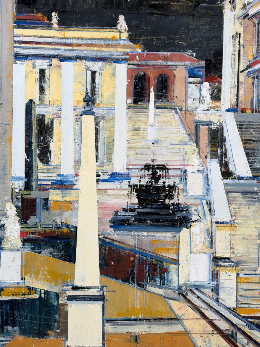 Abstract Architectural Painting, 1989-photo-3