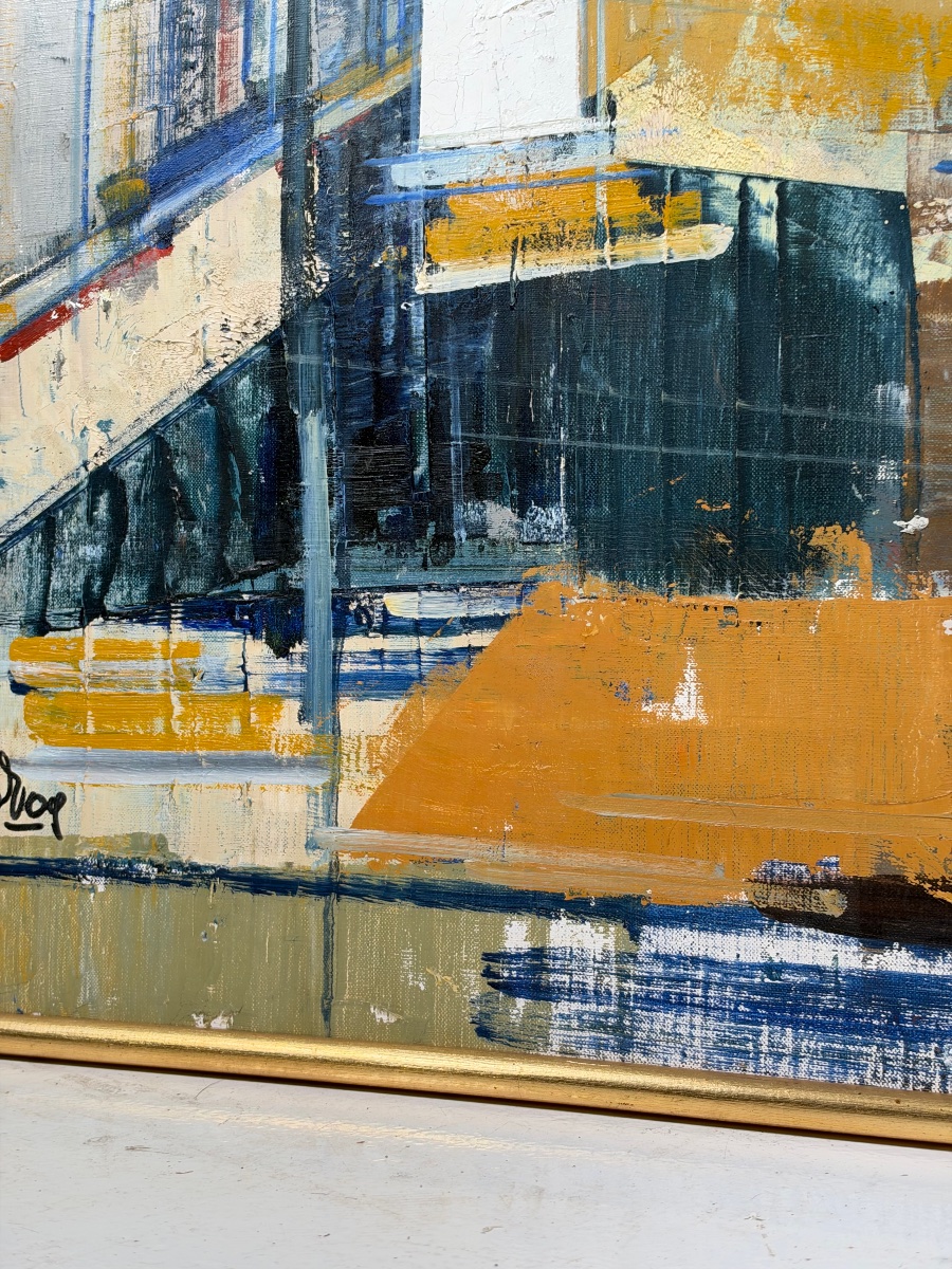 Abstract Architectural Painting, 1989-photo-5
