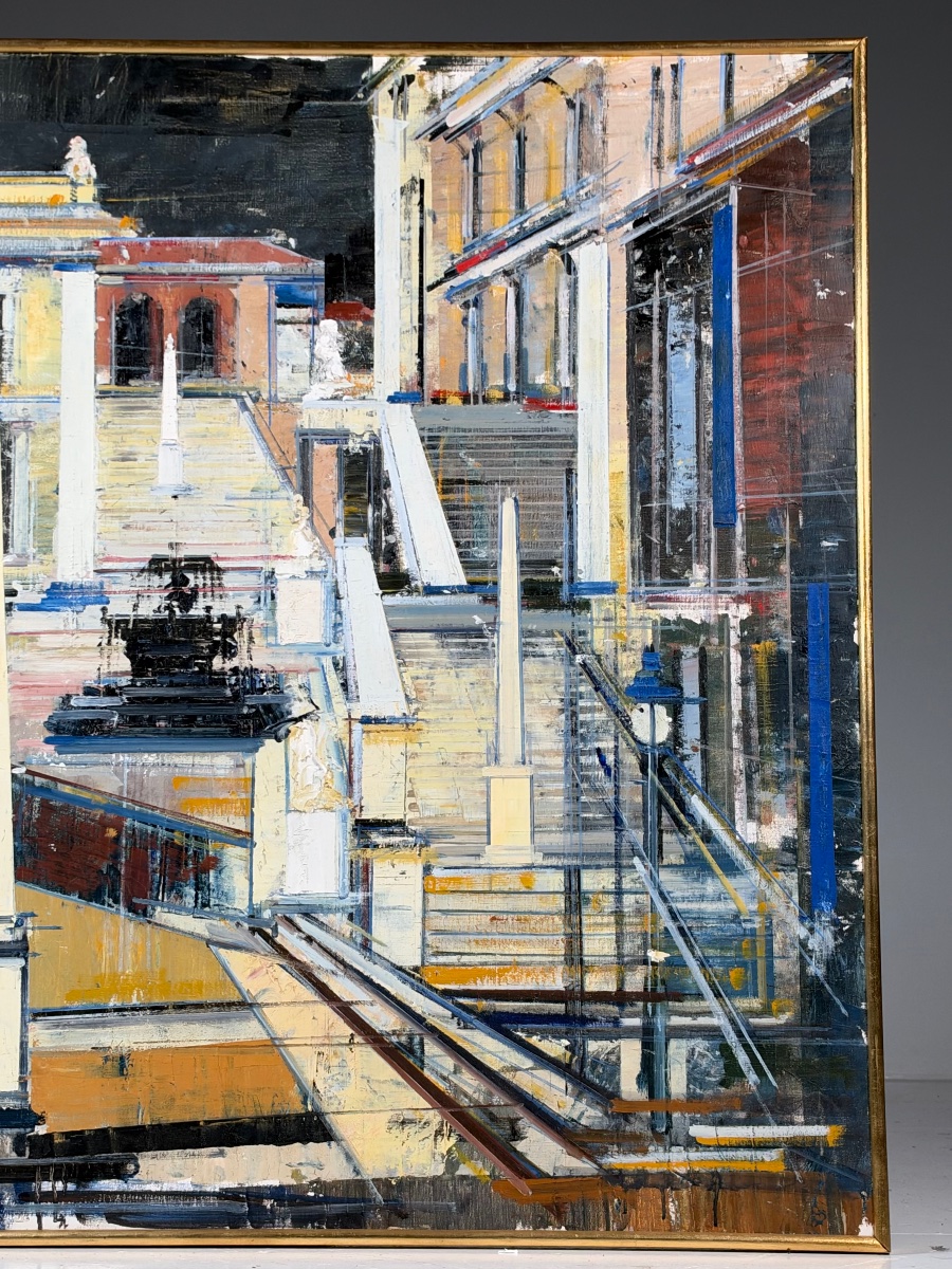 Abstract Architectural Painting, 1989-photo-6