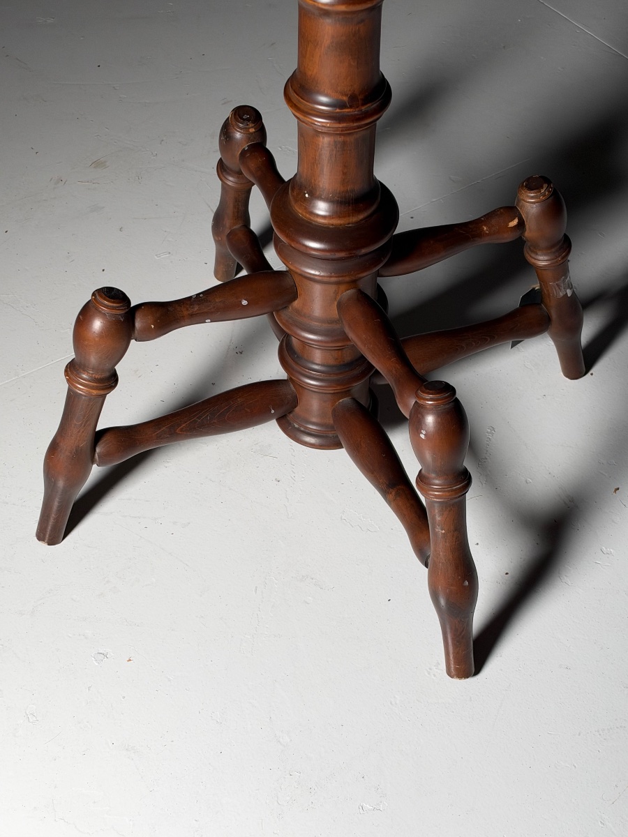 Vintage Faux Bamboo Coat Rack-photo-1