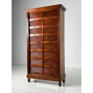 Mahogany File Cabinet