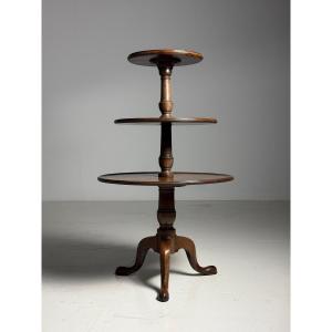 English Mahogany Tripod Top Table
