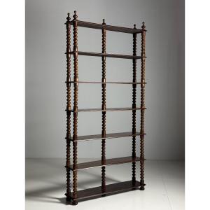 Antique French Reel Bookcase