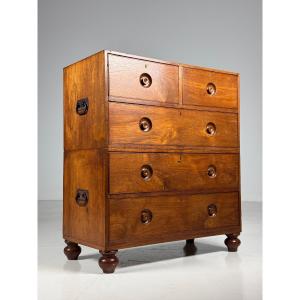 19th Century English Country Chest Of Drawers