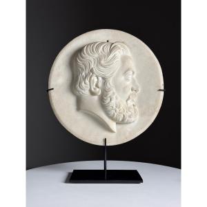 19th Century Marble Slab On Stand