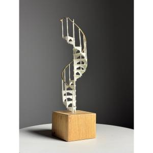 Modèle d'Escalier Architectural En Colimaçon