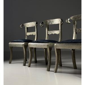 4 chaises Indian Dowry