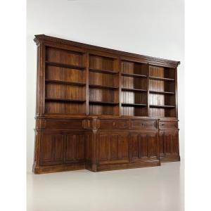 Bibliothèque 1960 chêne 365cm