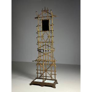 19th Century Faux Bamboo Coat Rack
