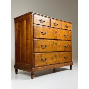 Commode anglaise en bois fruitier, XIXe siècle