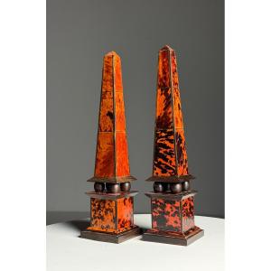 2x Obélisque tortoise 1920-1940