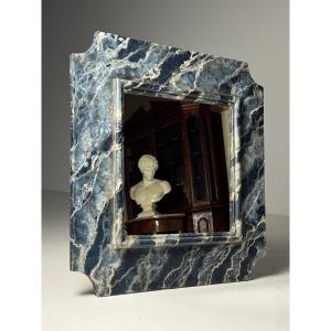 Faux Marble Painted Mirror 100 X 100