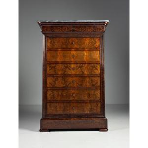Louis Philippe French Mahogany Chest Of Drawers
