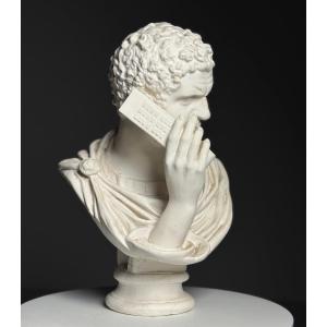 Bust Of Caracalla On The Telephone, Plaster