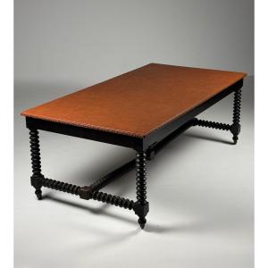 Table de magasin Bobbin, XIXe siècle 