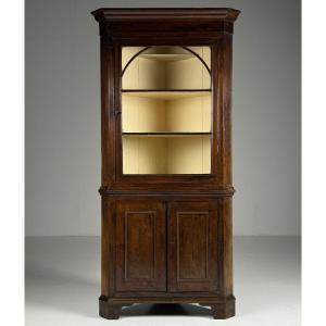Corner Oak Wardrobe, Circa 1800
