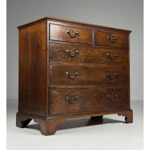 English Oak Chest Of Drawers, Circa 1780