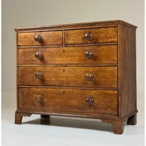 Antique English Chest Of Drawers, Circa 1800